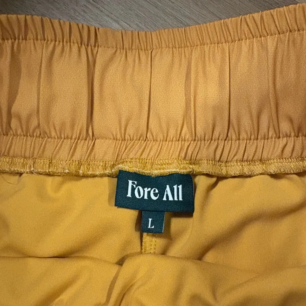 Pineapple Women's Pleated Skirt Set - Mustard and White - Picture 2 of 3